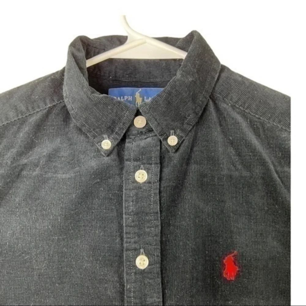 Ralph Lauren Kids Casual Shirt Elbow Patches Sz M